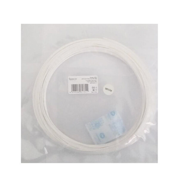 FILAMENT Spacer pt. imprimanta 3d, PETG, 1.75mm diamentru, 50g, topire 225-255 grC, white, „SPPF-3DP-PETG1.75-01-WH-50g”