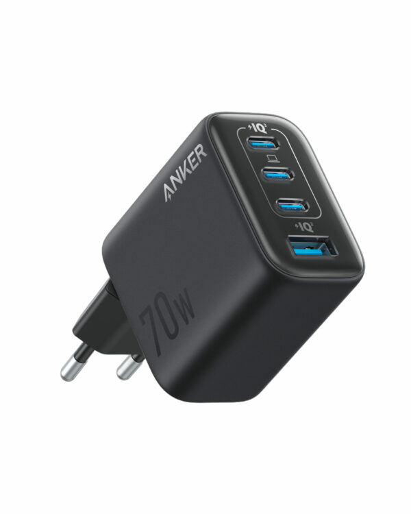 Alimentator retea Anker, Zolo, 70W, 4-port, PD 3.0, negru „A121CG11” (timbru verde 0.18 lei)-0194644261405