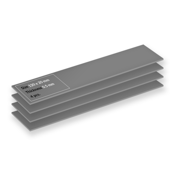 Set 4 buc Thermal Pad Arctic „TP-4″, 120 x 20 mm 0.5mm grosime, densitate 3.4 g/cm3,”ACTPD00065A”