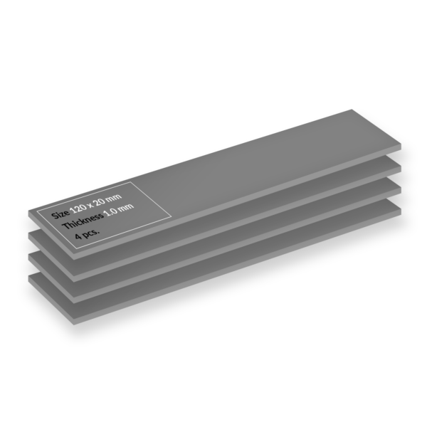 Set 4 buc Thermal Pad Arctic „TP-4″, 120 x 20 mm 1mm grosime, densitate 3.4 g/cm3,”ACTPD00066A”