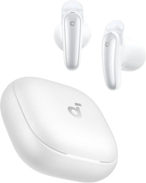 Casti TWS Anker „Liberty Buds”, Semi in-ear, utilizare multimedia, Bluetooth, alb „D1200G21” (timbru verde 0.18 lei)-0194644269456