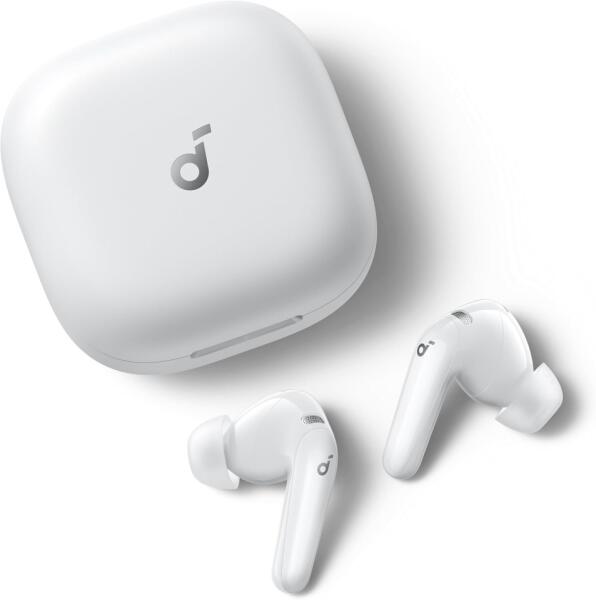Casti Anker „Soundcore R60i NC”, tip butoni, utilizare multimedia, Bluetooth, alb „D1202G21” (timbru verde 0.18 lei)-0194644269487