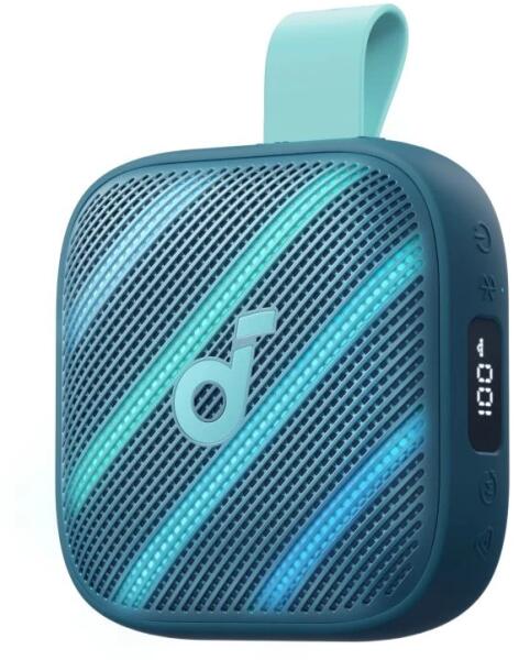 Boxa portabila Anker „Soundcore Boom Go 3i” 15W, Bluetooth 6.0, timp redare 24h, IP68, albastru, „D5103030” (timbru verde 0.8 lei) – 0194644397531