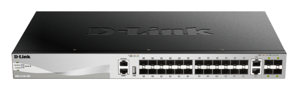 Switch D-Link 24-port, 24 x 1G SFP, 2 x 10GE, 4 x 10G SFP+, 1 x USB, „DGS-3130-30S”