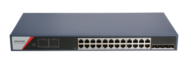 HK SWITCH POE 24 PORTURI SMART MANAGED „DS-3E1528P-SI-24P4F” (timbru verde 2 lei)