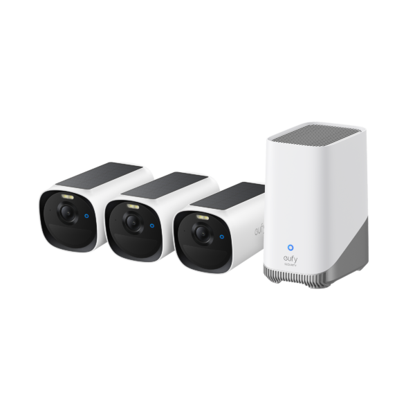 Sistem supraveghere 3+1 Anker „EufyCam E40” „T8144” + „Homebase 3” , alb „E8144328” (timbru verde 4 lei)-0194644279516