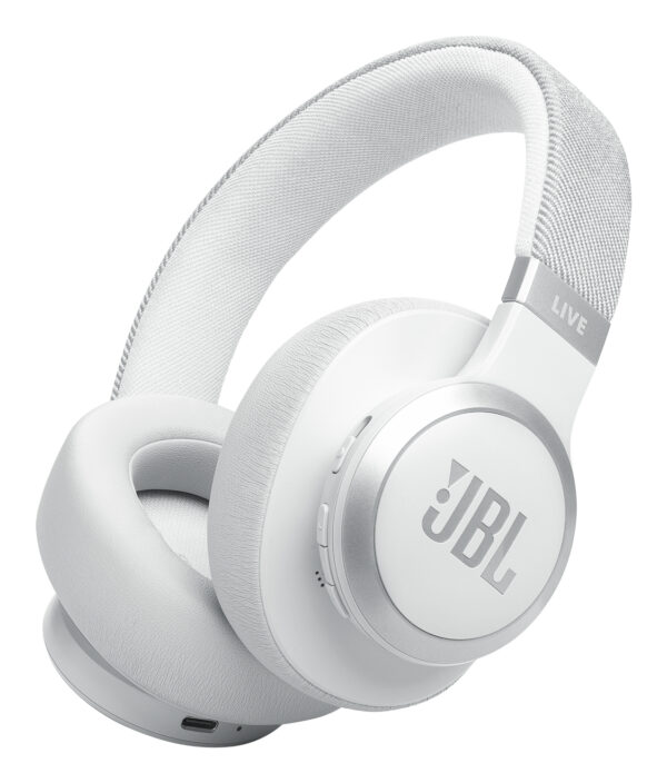 LIVE 770NC, Autonomie 65 ore, Bluetooth 5.3, Alb „JBLLIVE770NCWHT” (timbru verde 0.18 lei)
