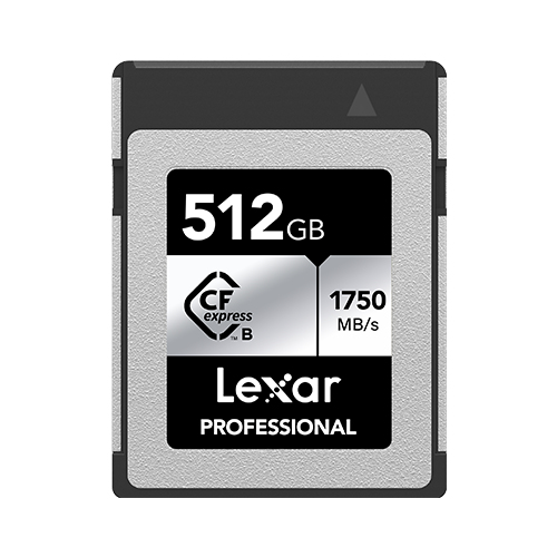 Card de memorie Lexar Professional SILVER, 512GB, CFexpress, Type B, PCI Express 3.0 „LCXEXSL512G-RNENG” (timbru verde 0.03 lei)