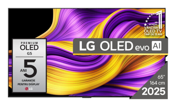 Televizor OLED LG 165 cm (65″) OLED65G51LW, Ultra HD 4K, WiFi, CI+ „OLED65G51LW” (timbru verde 15 lei)