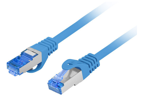 PATCHCORD CAT.6A S/FTP LSZH CCA 1M BLUE „PCF6A-10CC-0100-B” (timbru verde 0.08 lei)