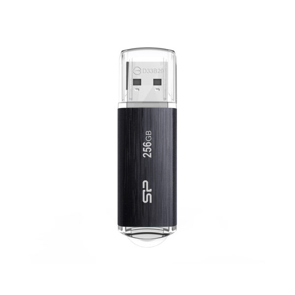 Memorie USB Blaze B02, 256GB, USB 3.0, Black „SP256GBUF3B02V1K” (timbru verde 0.03 lei)