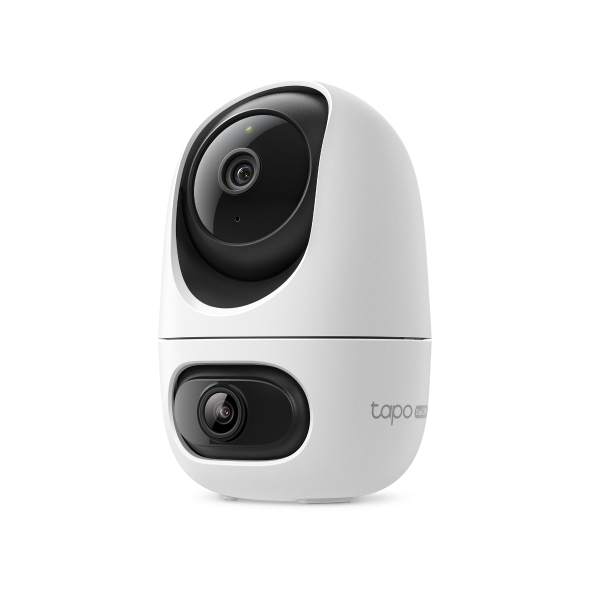 CAMERA IP TP-LINK, wireless, pan/tilt, dual lens, pt. interior, dist. IR 12 m, lentila wide-angle 122xxxx FOV + lentila telephoto 6mm, 2K 3MP (dual lens), microfon + difuzor, plastic, slot SD card „Tapo C245D” (timbru verde0.8 lei)