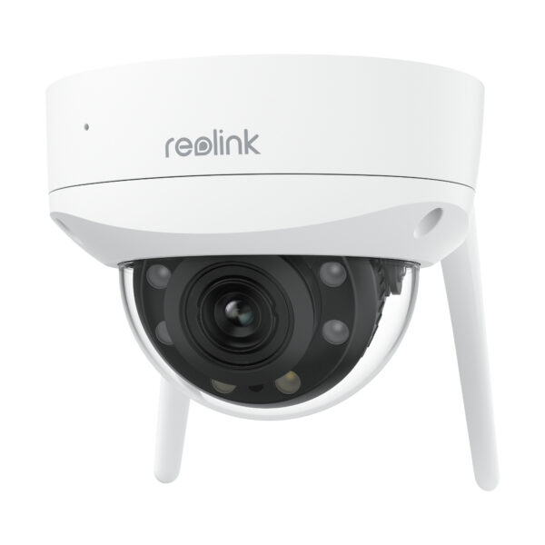 Camera supraveghere exterior Dome wireless WiFi 6 Reolink FullColor W437, 4K, Lumina alba / IR 30m, 2.7-13.5 mm, microfon si difuzor, slot card, vizualizare de pe telefon „WC843WAD4K01” (timbru verde 0.8 lei)