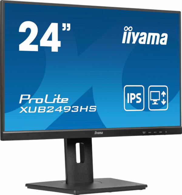 IIYAMA XUB2493HS-B6 24inch ETE IPS-panel 1920×1080 100Hz 250cd/m Speakers HDMI DisplayPort „XUB2493HS-B6” (timbru verde 7 lei)