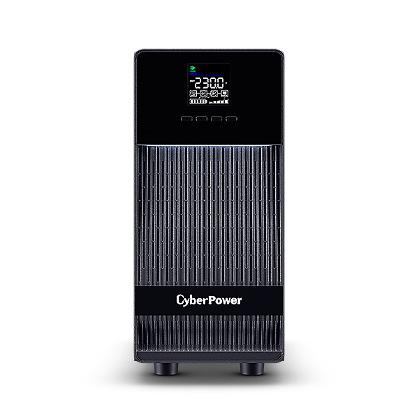 UPS CYBER POWER Online dubla conversie cu Sinusoida Pura, slim tower, 3000VA 2700W, 2xIEC C13 4xSchuko, 6x 12V/9Ah, USB,RS232, Slot SNMP, GreenP, seria OLS, „OLS3KECR” (timbru verde 32 lei)