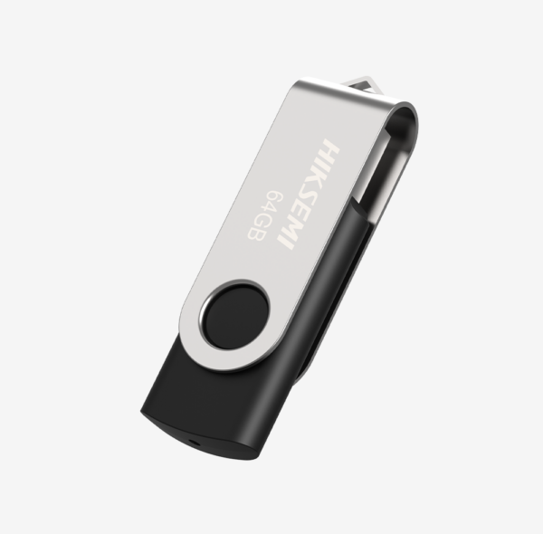 MEMORIE USB 3.0 HIKSEMI 64 GB, capac metalic, carcasa plastic, negru, „HS-USB-M200S/64G/U3” (timbru verde 0.03 lei)