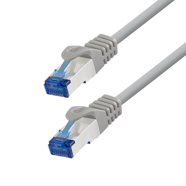 PATCH CORD S/FTP LOGILINK Cat6a, LSZH, Ultraflex, cupru, PoE/PoE+/PoE++, 2 m, gri, AWG26, dublu ecranat „C6A052S” (timbru verde 0.08 lei)