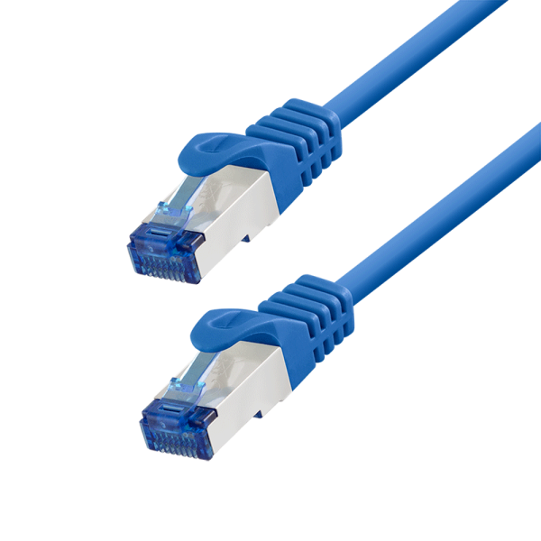 PATCH CORD S/FTP LOGILINK Cat6a, LSZH, Ultraflex, cupru, PoE/PoE+/PoE++, 2 m, albastru, AWG26, dublu ecranat „C6A056S” (timbru verde 0.08 lei)