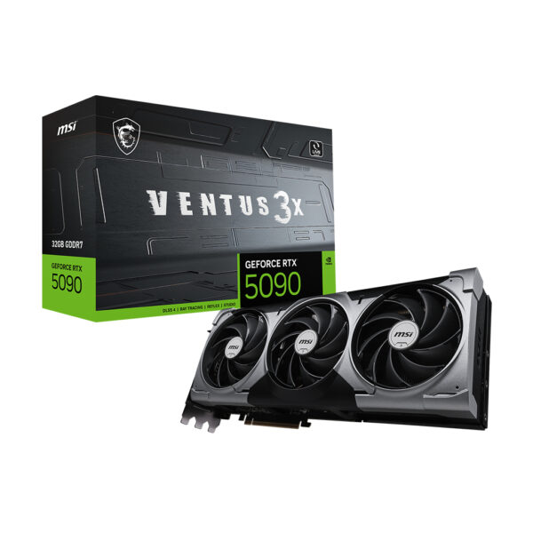 GeForce RTX 5090 VENTUS 3X 32GB GDDR7 512-bit DLSS 4.0 „GEFORCE RTX 5090 32G VENTUS 3X”