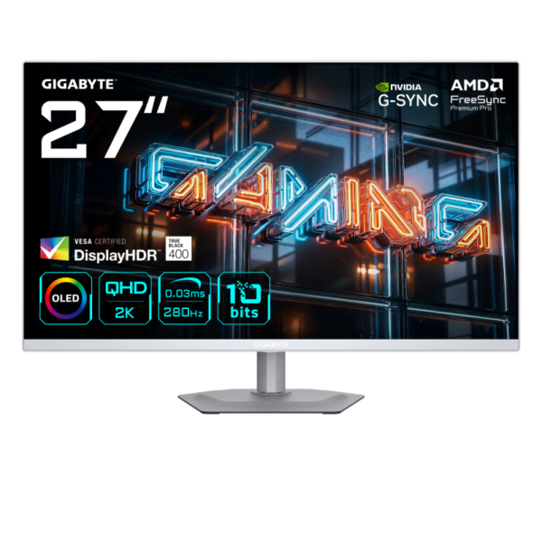 Gigabyte MO27Q2A ICE OLED 27″ 2K 280Hz „MO27Q2A ICE” (timbru verde 7 lei)