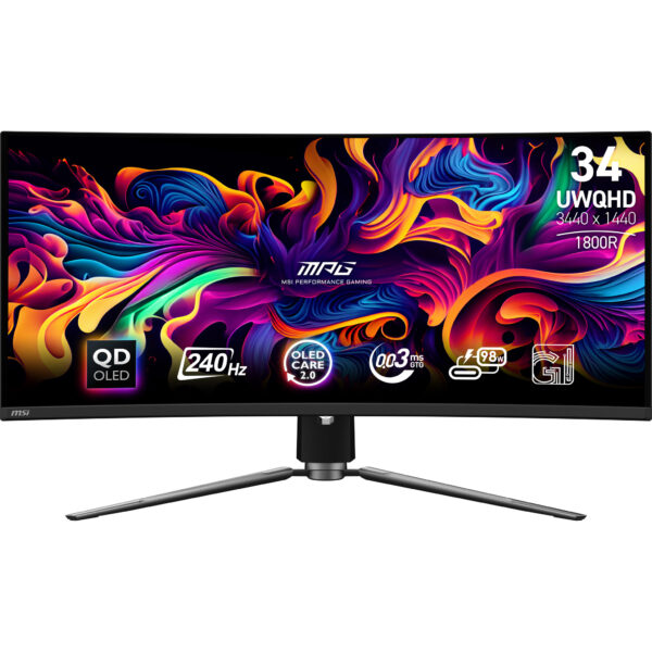Monitoare LED MSI MPG 341CQPX QD-OLED „MPG 341CQPX QD-OLED” (timbru verde 7 lei)