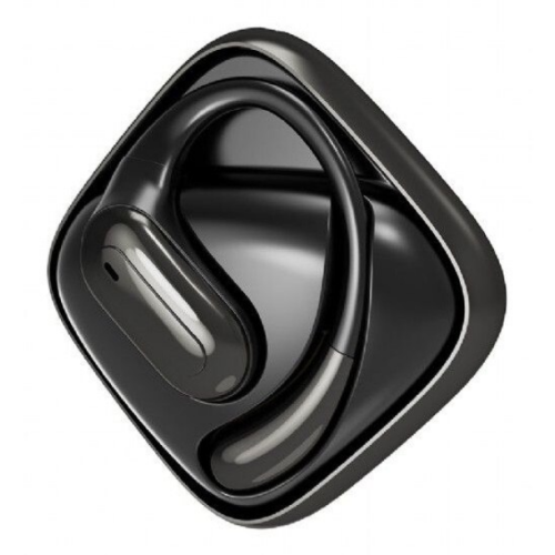 CASTI Gembird, wireless, open-ear – butoni, pt smartphone, microfon pe casca, conectare prin Bluetooth 5, negru, USB-C, „OWS-01-BK”,