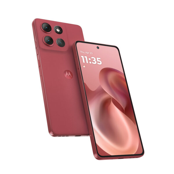 Telefon Mobil Motorola Moto G86, Procesor Mediatek Dimensity 7300, P-OLED 6.67″, 12GB RAM, 256GB Flash, Camera Duala 50 + 8 MP, Wi-Fi, 5G, Dual Sim, Android (Roz) „PB8X0035PL” (timbru verde 0.45 lei)