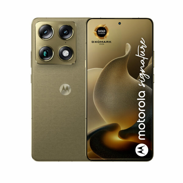 Smartphone Moto Signature 512GB 16GB RAM 5G Dual SIM Martini Olive „PBAB0003SE” (timbru verde 0.45 lei)