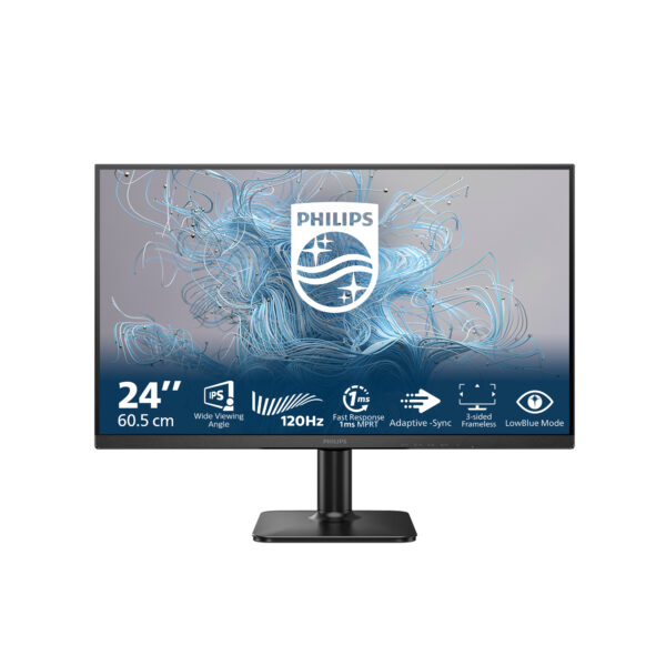 Monitor Philips 24E2N1110/00, 23.8″, 1920 x 1080 pixeli, Negru, „24E2N1110/00” (timbru verde 7 lei)