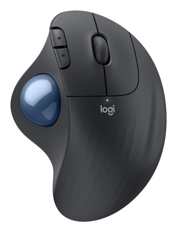 LOGITECH ERGO M575S Wireless Trackball – GRAPHITE+BLUE BALL – BT – EMEA28-935″910-007029″ (timbru verde 0.18 lei)