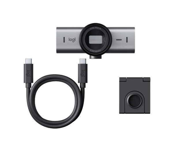 LOGITECH MX Brio 4K Ultra HD Webcam – GRAPHITE – 2.4GHZ – EMEA28-935 – B2C”960-001559″ (timbru verde 0.18 lei)