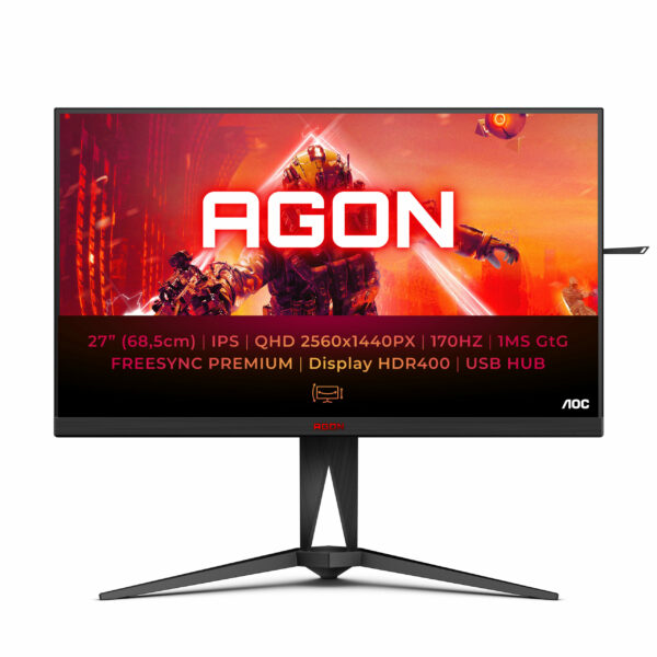 Monitor AOC 27″ AG275QXN/EU”AG275QXN/EU” (timbru verde 7 lei)