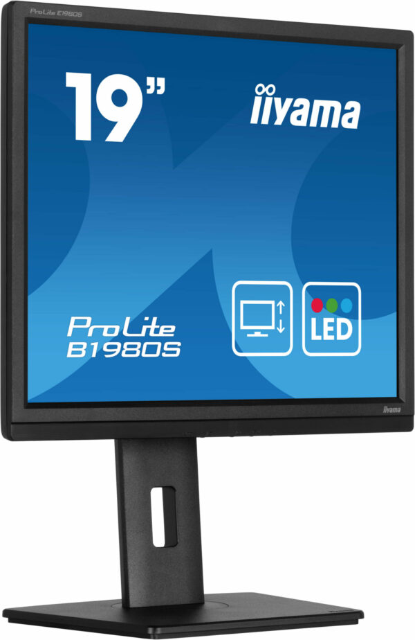 Iiyama PROLITE B1980S-B1 LED monitor 19 inch 1280 x 1024 75 Hz TN 250 cd 1000:1 3ms HDMI DP, SPEAKER B1980S-B1
