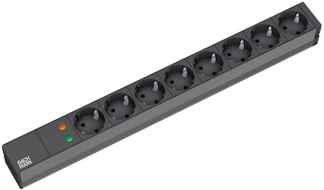 BM IT PDU power strip 8x sockets, OVP”BM-333.534″ (timbru verde 4 lei)