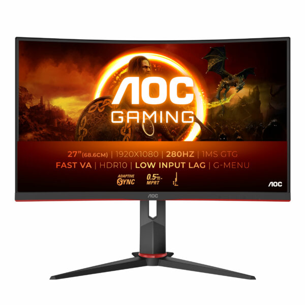 Monitor AOC 27″ C27G2Z3/BK”C27G2Z3/BK” (timbru verde 7 lei)