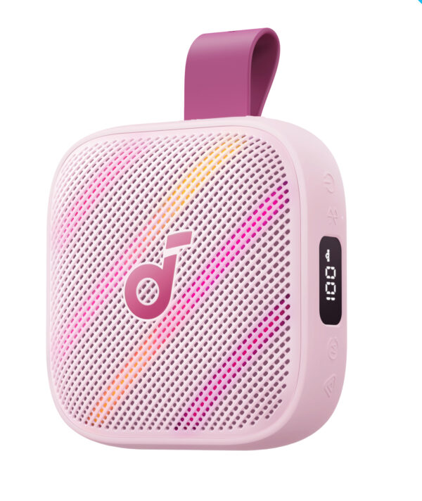 Boxa portabila Anker „Soundcore Boom Go 3i” 15W, Bluetooth 6.0, timp redare 24h, IP68, roz, „D5103050” (timbru verde 0.8 lei) – 0194644397548