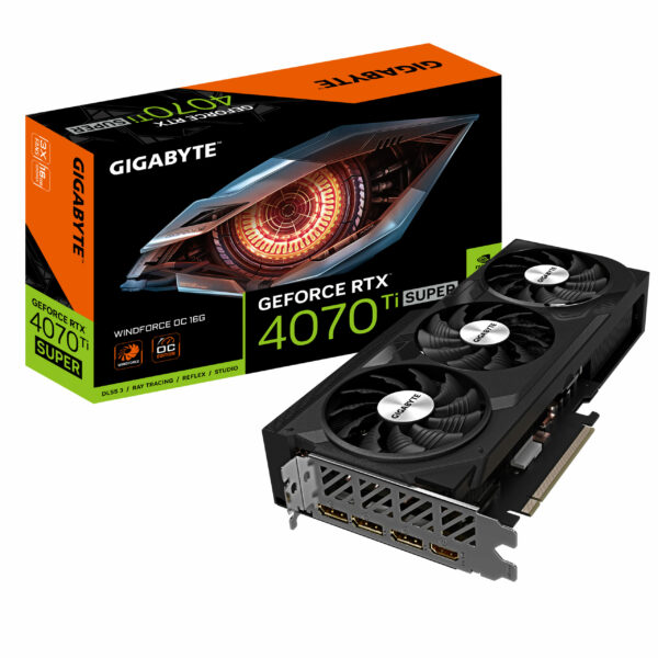 GB GF RTX4070 WINDFORCE TI OC SUPER 16GB”GV-N407TSWF3OC-16GD”
