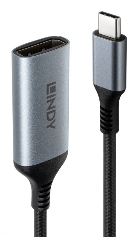Converter Lindy C to DisplayPort 8K60″LY-43426″ (timbru verde 0.8 lei)