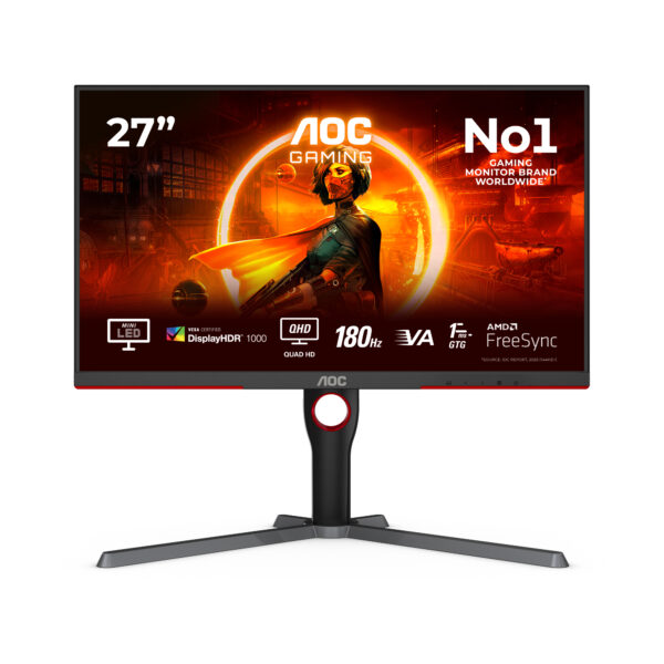Monitor AOC 27″ Q27G3XMN/BK”Q27G3XMN/BK” (timbru verde 7 lei)
