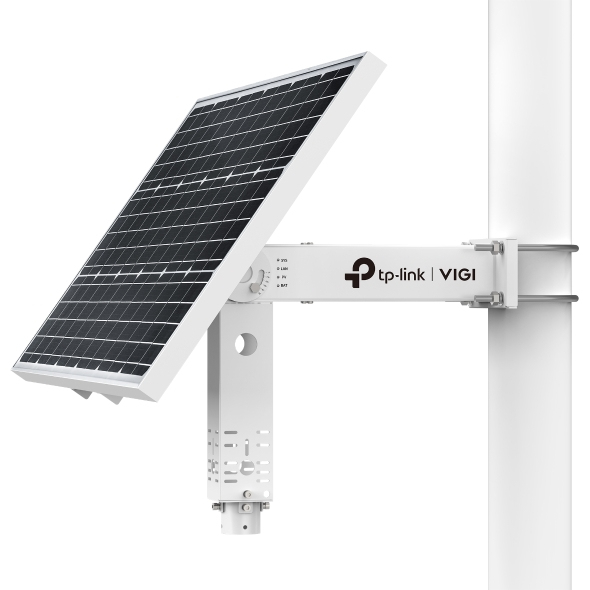 SISTEM DE ALIMENTARE cu panou solar TP-LINK, 90W si acumulator 31.2Ah/10.8V, unghi ajustabil, protectie IP66, alb „VIGI SP9030”