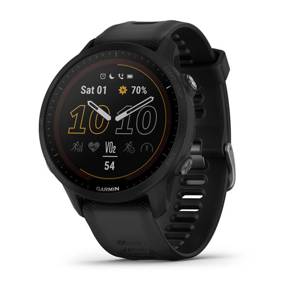 Smartwatch Forerunner 955 3.3cm (1.3″) MIP, Digital, 260x260px, Touchscreen, Wi-Fi, GPS (satellite), Negru”010-02638-20″ (timbru verde 0.18 lei)