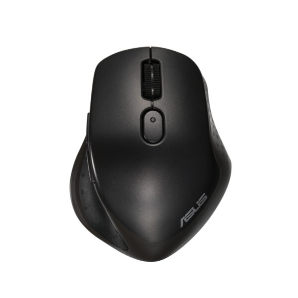 ASUS Optical Mouse MW203 Wireless + Bluetooth 2.4GHz 1000/1600/2400dpi silent ergonomical for right hand Black Damaged Box (P)”90XB06C0-BMU000-TUO” (timbru verde 0.18 lei)