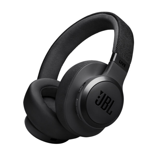 Casti audio wireless over-ear, LIVE 770NC, True Adaptive NC, Bluetooth, Multi-Point, Negru”JBLLIVE770NCBLK” (timbru verde 0.18 lei)
