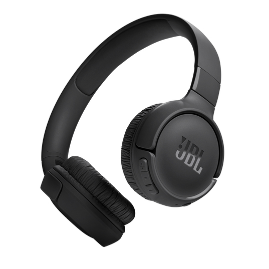 Casti audio over-ear Tune 525BT, wireless, BT 5.3, 57h, Negru”JBLT525BTBLK” (timbru verde 0.18 lei)
