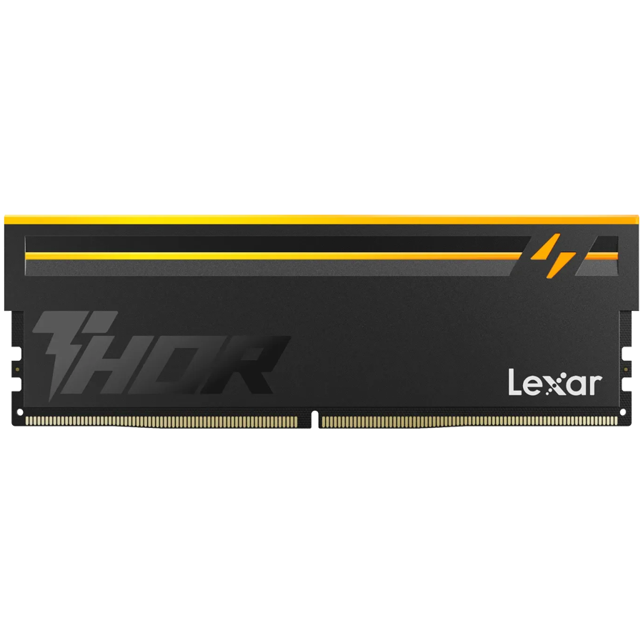 Memorie DDR Lexar – gaming DDR5 16GB, frecventa 6000MHz, latenta CL36, 16GB x 1 modul, radiator negru, iluminare RGB, THOR RGB 2nd Gen „LD5U16G60C36BV-RGS”