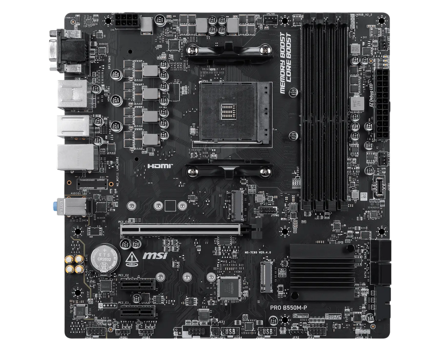 MB MSI PRO B550M-P AM4 DDR4″PRO B550M-P”