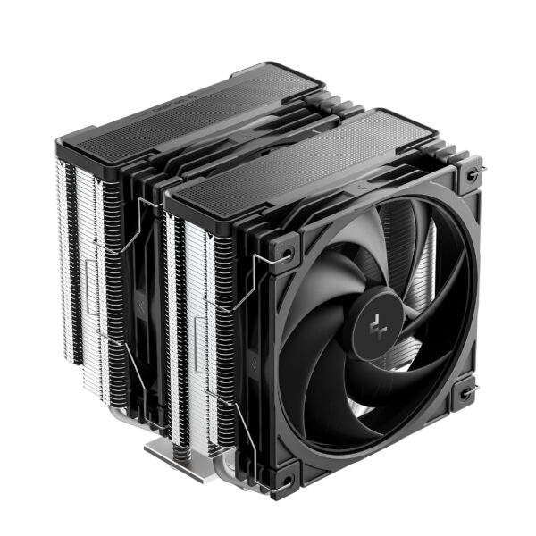 COOLER DeepCool „AG620 G2″ skt. Intel si AMD, racire cu aer, vent. 2 x 120mm, 500 – 2000/500 – 2200 RPM, 6 heatpipes, inaltime 159mm, ,”R-AG620-BKNPMG2-G” (timbru verde 0.8 lei)