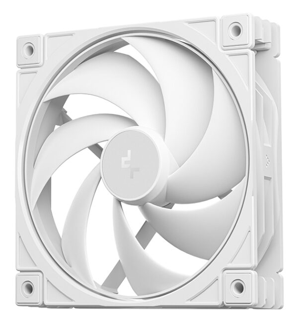 Ventilator DeepCool „FD12 WH V2”, 120mm, 500 – 2500 RPM, hydro bearing, 79 cfm, 4-Pin PWM, alb, „R-FD12V2-WHNPN1-G” (timbru verde 0.18lei)